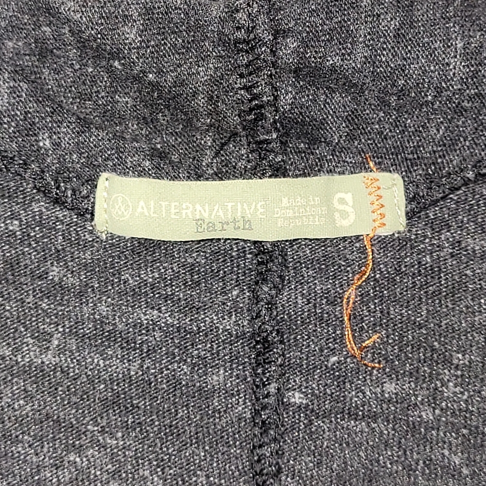 Alternative Earth Size Small Heather Gray Open Cardigan - Picture 2 of 5
